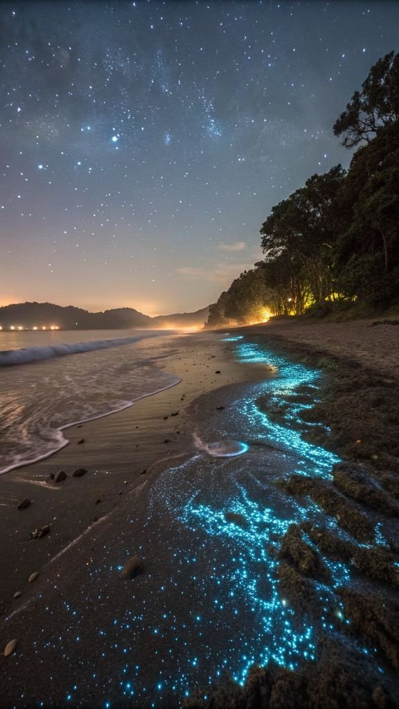 **Bioluminescent Dreams - Idea 8 **Bioluminescent Dreams - Bioluminescent Beaches You Must See in Costa Rica design idea