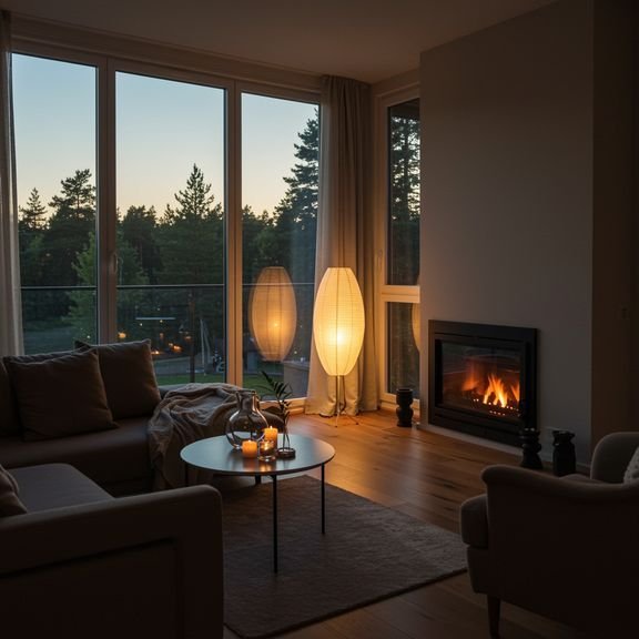 Featured image for Radiant and Relaxing Evening Light for Your Modern Living Room Retreat decor and nature ideas