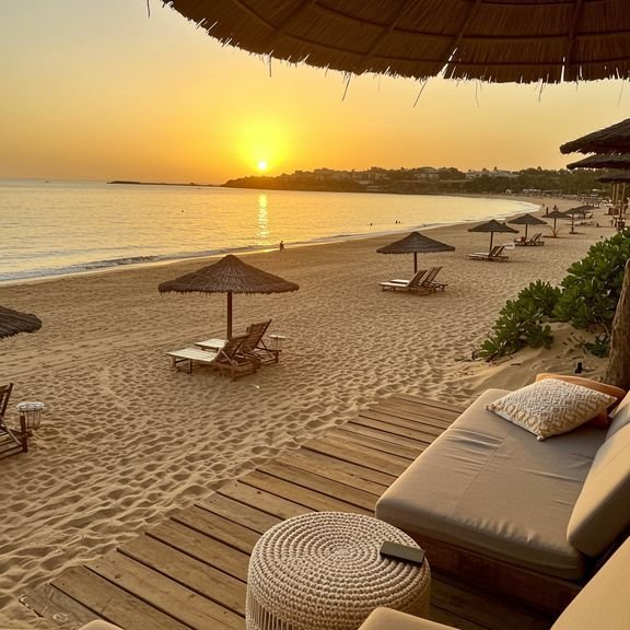 Featured image for Golden Shores: Capturing Sunset's Beauty at the Beach decor and nature ideas