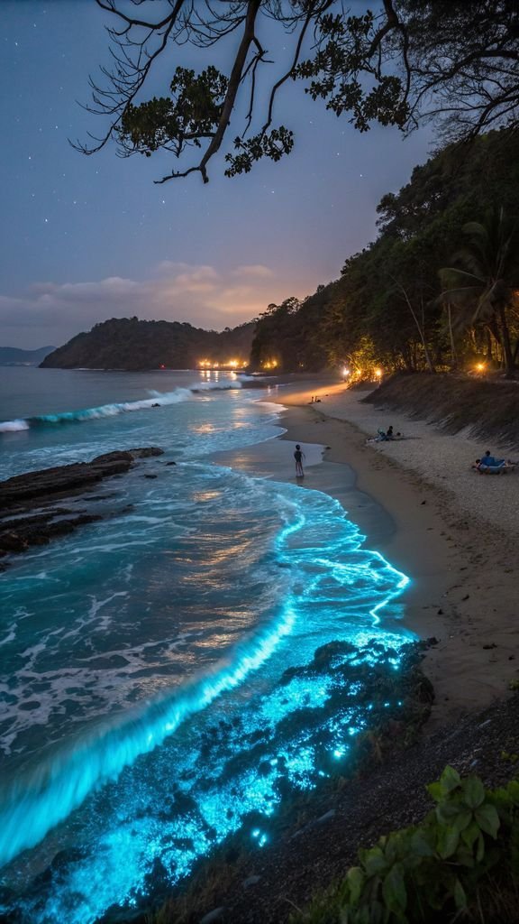 **Seaside Sanctuary - Idea 5 **Seaside Sanctuary - Bioluminescent Beaches You Must See in Costa Rica design idea